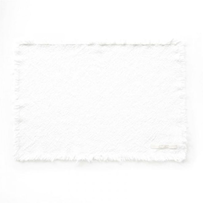 Faded White Cotton Placemat
