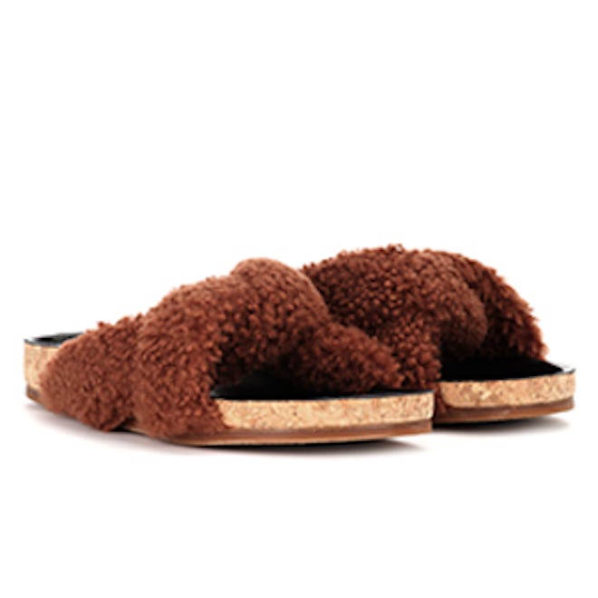 Wool Slip-On Sandals