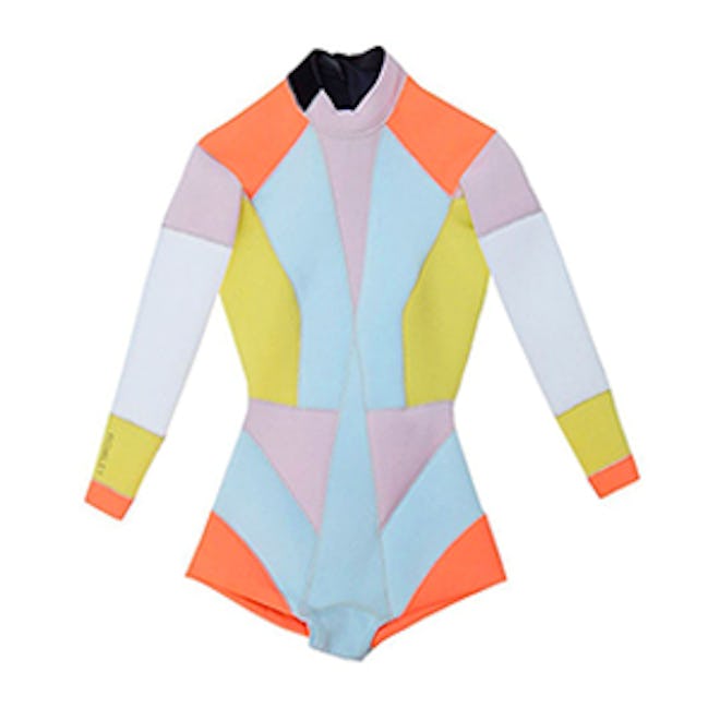 Peach Combo Colorblock Wetsuit