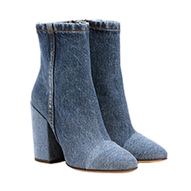 Denim Ankle Boots