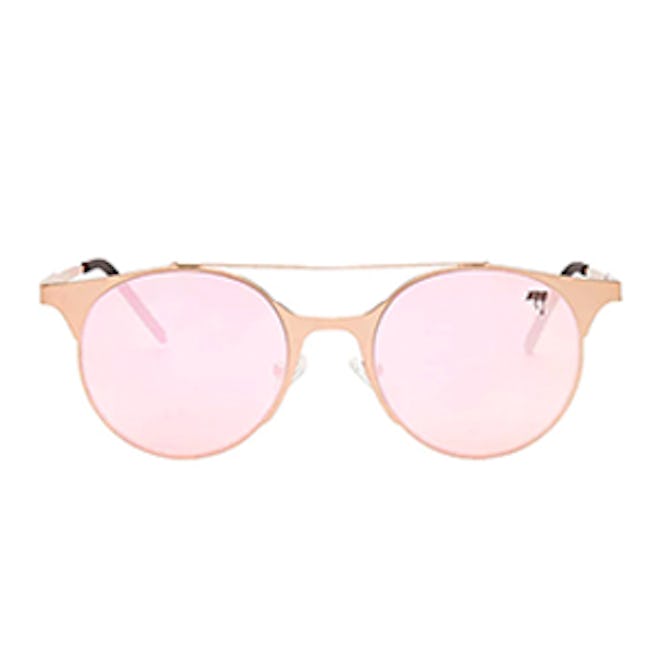 Melt Flat Round Sunglasses