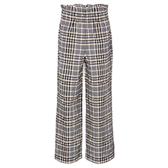 Charron Wide-Leg Seersucker Trousers