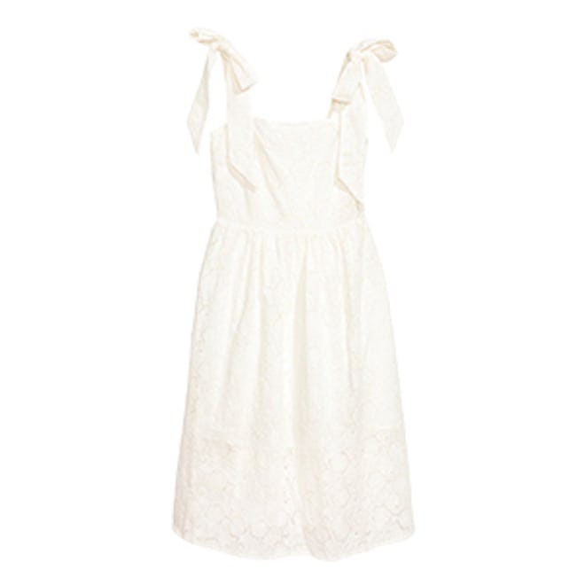 Dress With Eyelet Embroidery