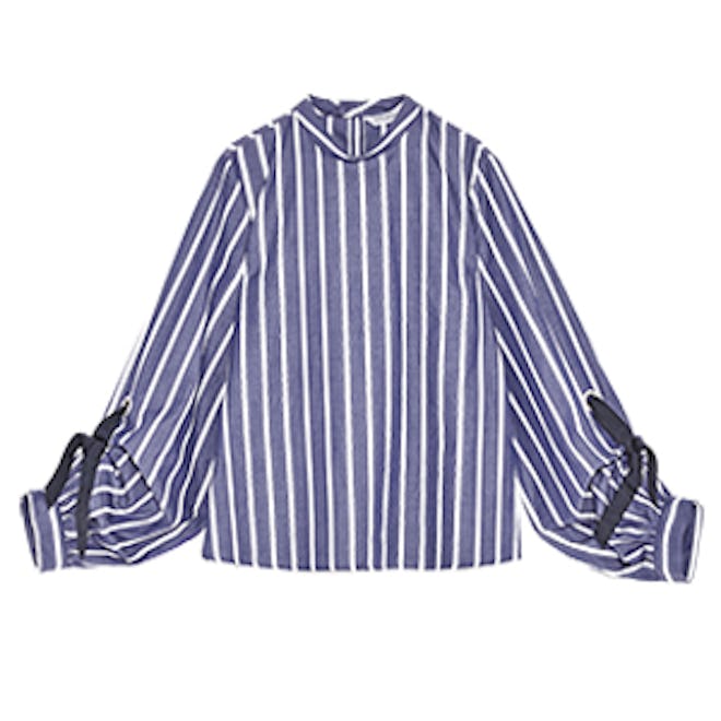 Striped Shirt With Bows