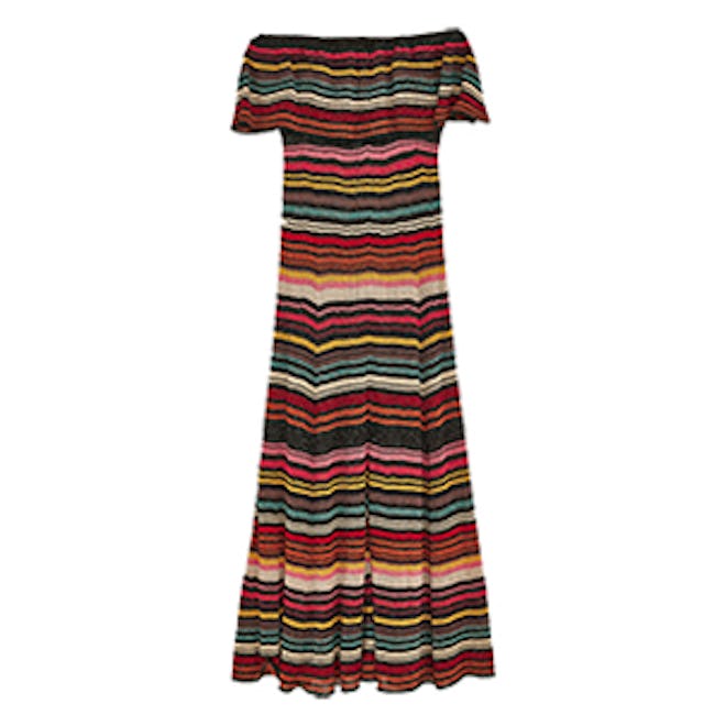 Multicoloured Striped Dress