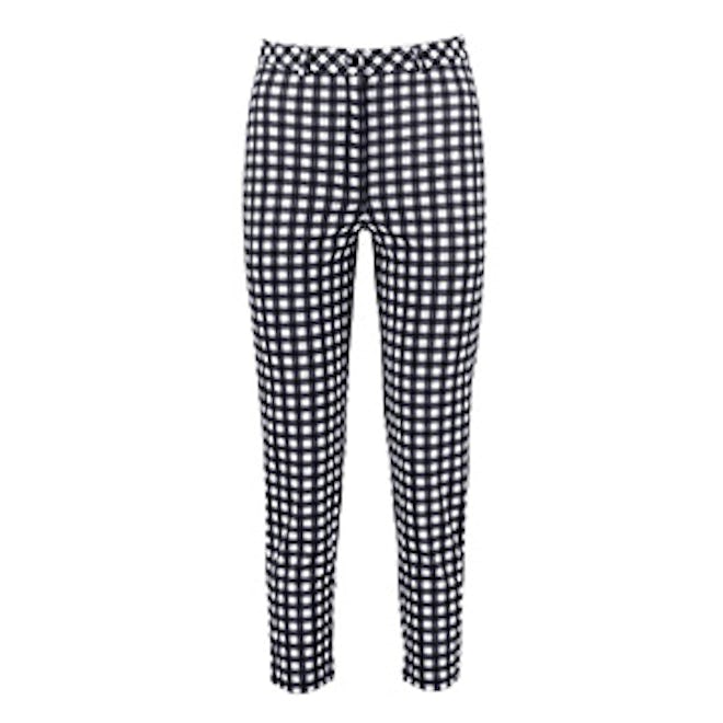 Georgina Gingham Stretch Skinny Trousers