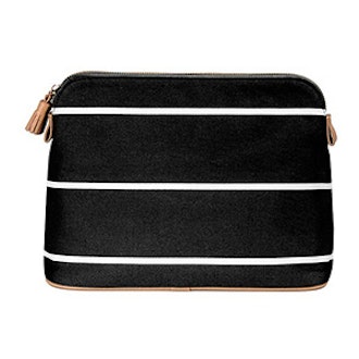 Personalized Striped Cosmetic Bag