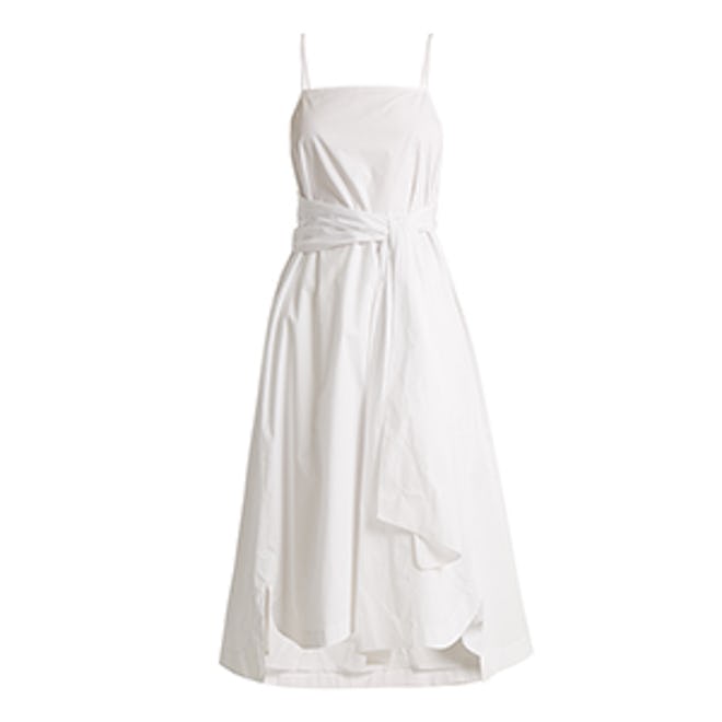 Oak Tie-Front Cotton Dress