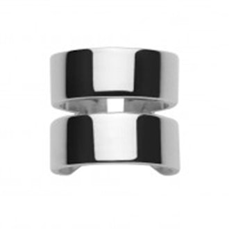 Double Flat Band Pinky Ring