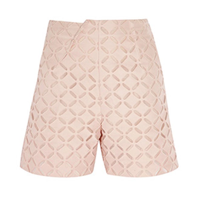 Kelton Broderie Anglaise Cotton And Silk-Blend Shorts