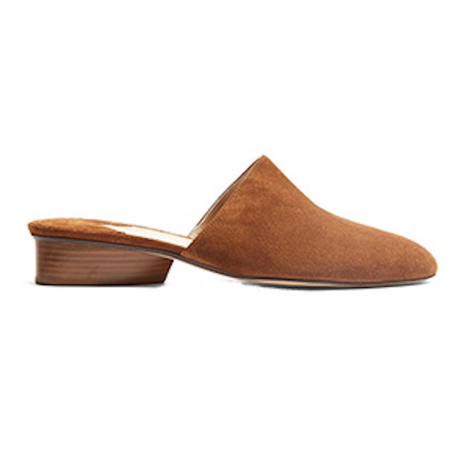 Pisa Suede Backless Loafers