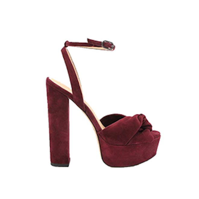 Claudette Suede Platform Sandals