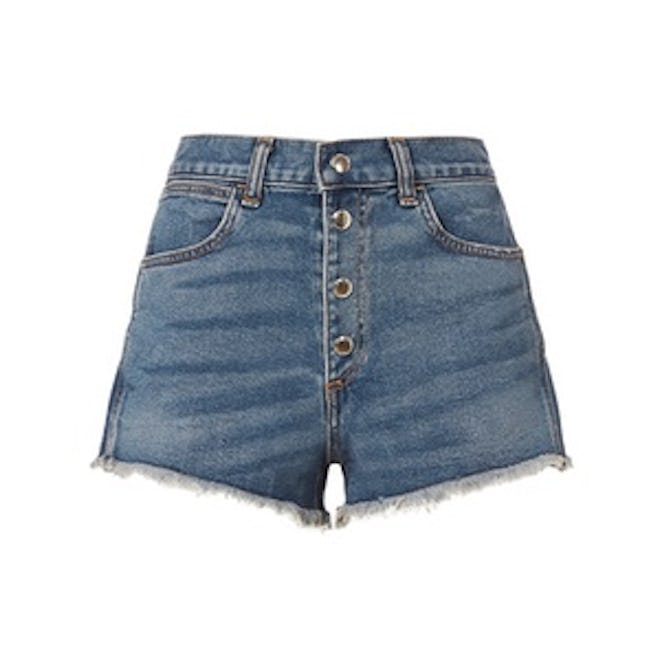 Jean Lou Button Fly Shorts