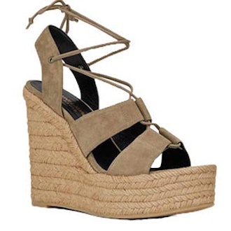 Espadrille 85 Lace Up Wedge
