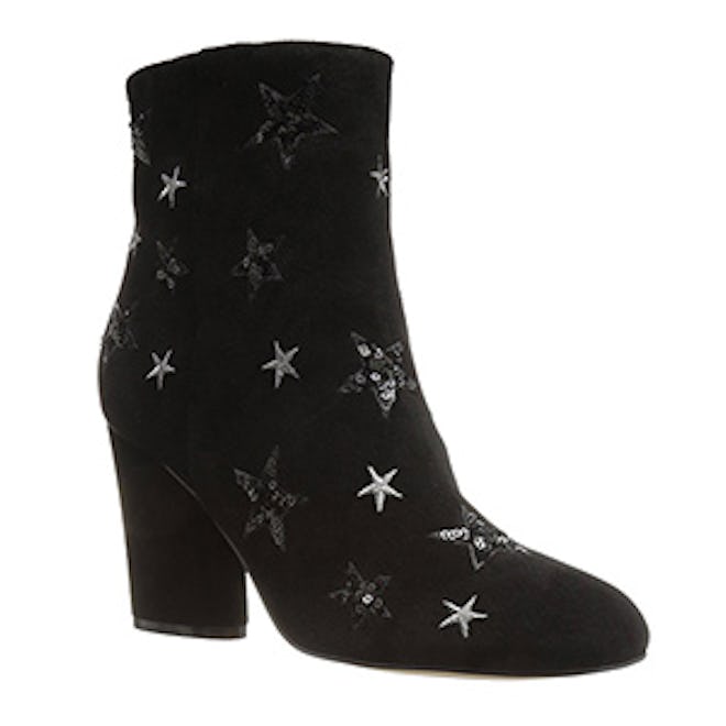 Nash Star Sequin Oval Heel Ankle Bootie