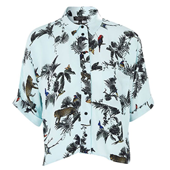 Short Sleeve Jungle Print Shirt