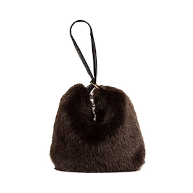 Tissue Pouch Faux Fur Bag