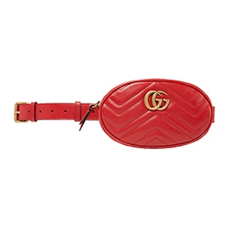 GG Marmont Quilted Leather Belt Bag