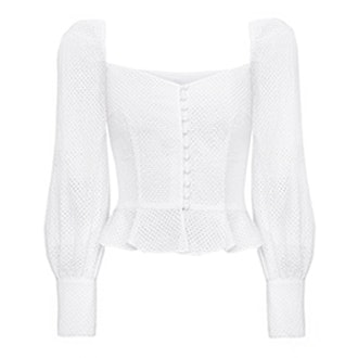 Valentina Bustier Puffy Sleeve Top