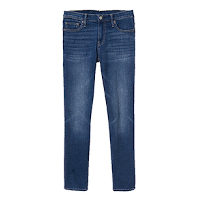 Mid-Rise Real Straight Jeans