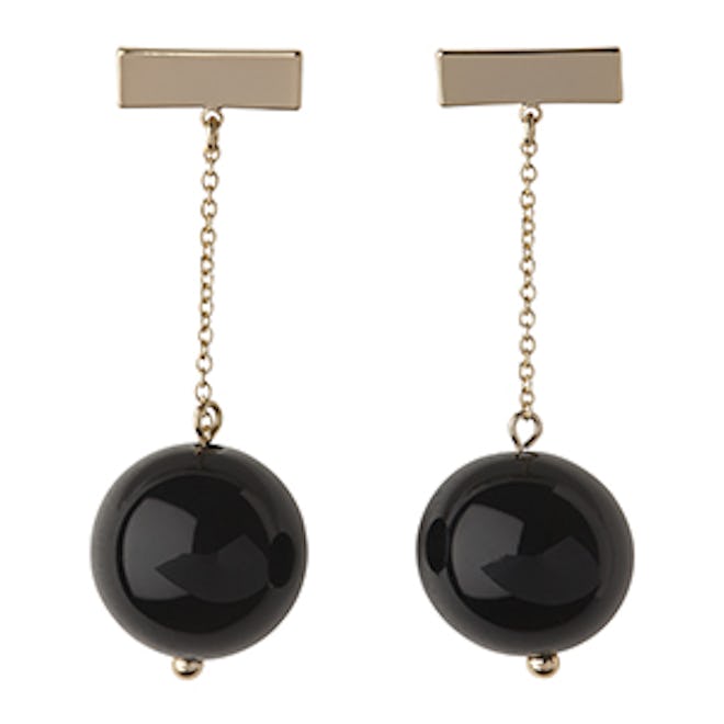 Sphere Chain Drop Earring