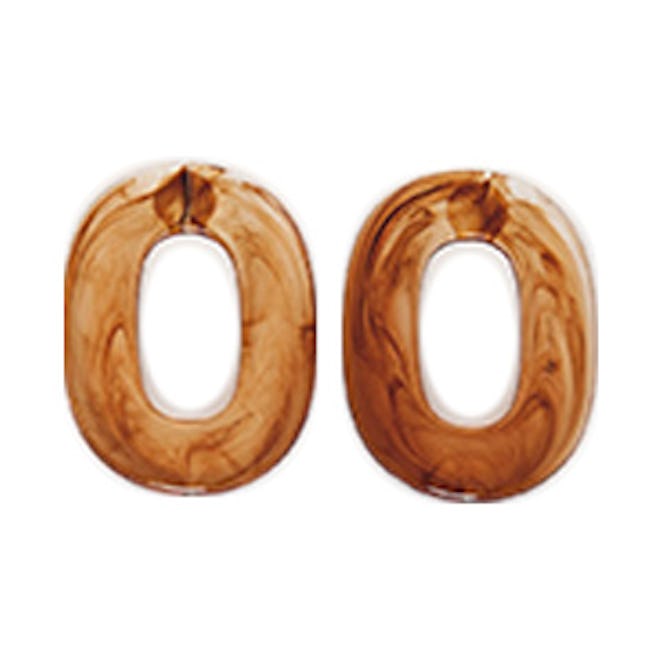 Oval Swirl Earrings