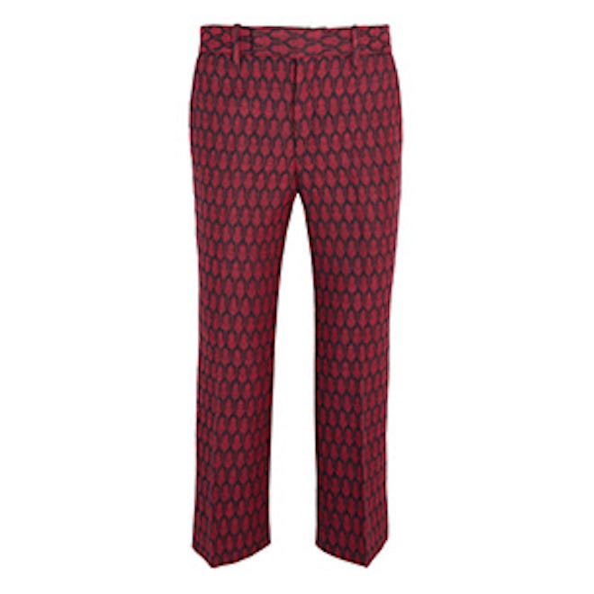 Woven Wool Flared Pants