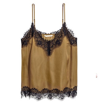 Satin and Lace Camisole Top