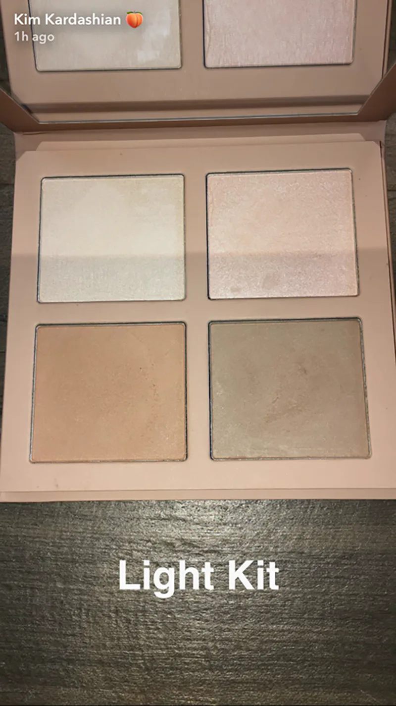 This Is What Kim Kardashian's New Contour And Highlight Powders