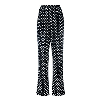 Polka Dots Straight Trousers