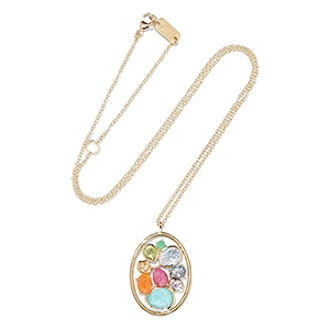 Rock Candy 18-Karat Gold Multi-Stone Necklace