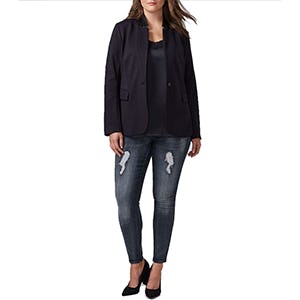 petite plus blazer