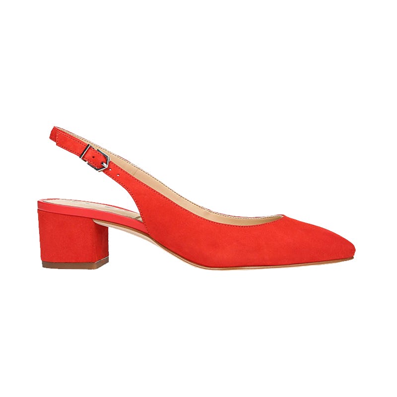 Sam edelman lorene hot sale suede slingback pump