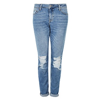 Moto Blue Ripped Lucas Jeans