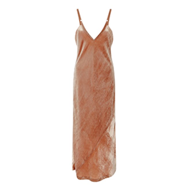 Annex Velvet Slip Dress