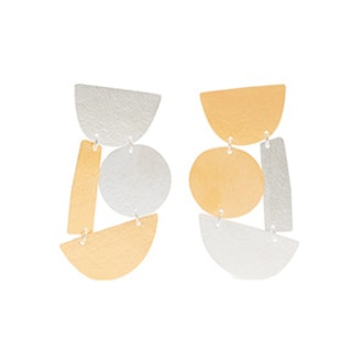 Masha Gold And Silver-Tone Earrings