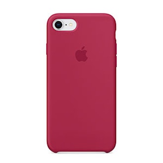 iPhone 8 Silicone Case In Rose Red