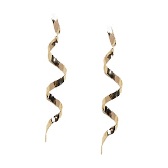 Swirl Bar Drop Earrings