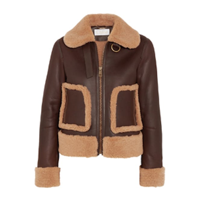 Shearling and Leather Jacket