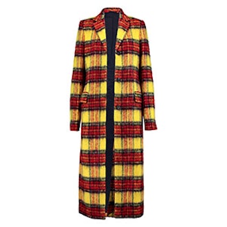 Alexa Checked Wool-Blend Coat