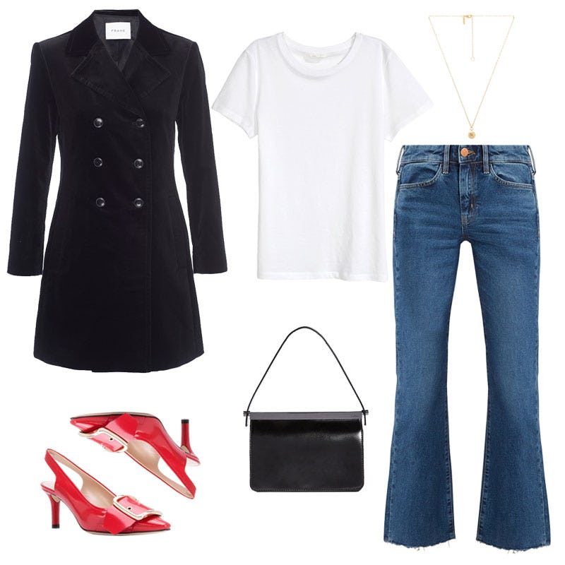 3 French-Girl Ways To Dress Up Your Jeans