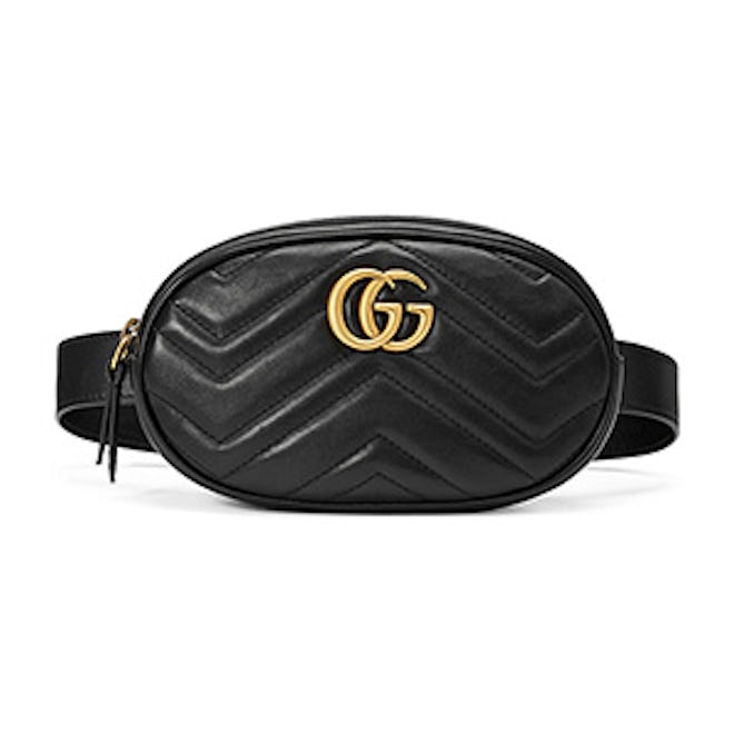 GG Marmont Small Matelassé Leather Belt Bag