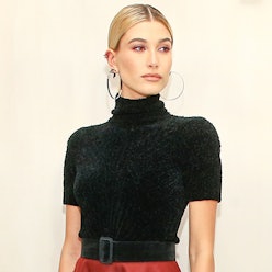 Hailey Baldwin Shows the Perfect Way to Wear Velvet in the Summer