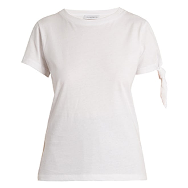 Single-Knot Cotton T-Shirt