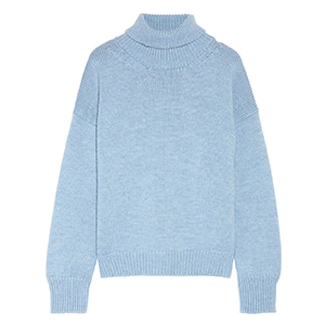 Oversized Merino Wool Turtleneck Sweater