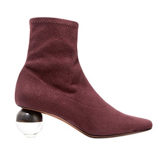 Sphere Stretch-Suede Sock Boots