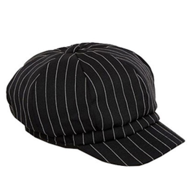 Pin Stripe Baker Boy Hat
