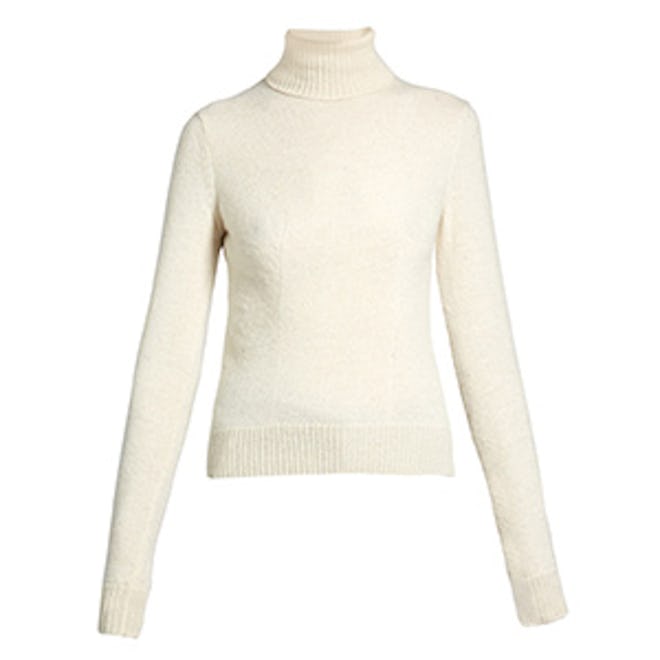 Roll-Neck Wool-Knit Sweater