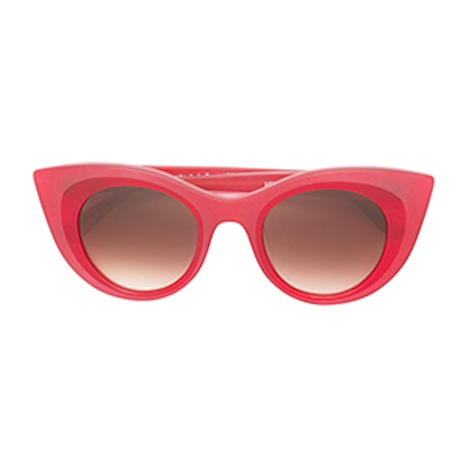 Red Cat Eye Sunglasses