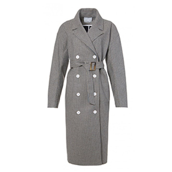 Atticus Houndstooth Oversized Trench